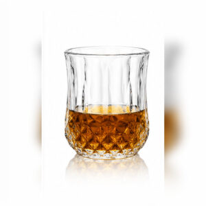 220ml Diamond Cut Whiskey Glass for Barware & Gift Collections - view 2