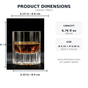 Iceberg Faceted Whiskey Tumbler - view 4