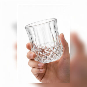 220ml Diamond Cut Whiskey Glass for Barware & Gift Collections - view 5