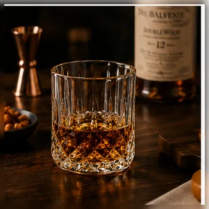 Diamond Cut Whiskey Tumbler – 240ml & 320ml | Wholesale Glassware - view 6