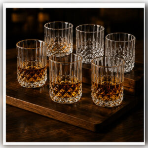 Diamond Cut Whiskey Tumbler – 240ml & 320ml | Wholesale Glassware - view 7