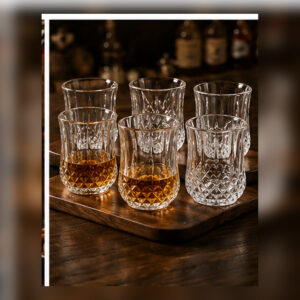 220ml Diamond Cut Whiskey Glass for Barware & Gift Collections - view 7