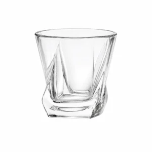 230ml Twisted Whiskey Glass – Sculpted Heavy Base Tumbler for Wholesale - view 1