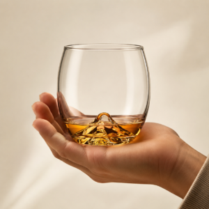 330ml Mountain Base Whiskey Glass – Premium Tumbler for Wholesale - view 5