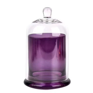 Blue Lidded Glass Candle Jar - view 8