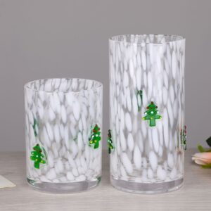 Embossed Holiday-Motif Glass Candle Holder Collection - view 9