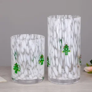Embossed Holiday-Motif Glass Candle Holder Collection - view 9