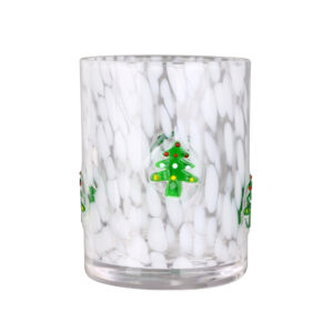 Embossed Holiday-Motif Glass Candle Holder Collection - view 17