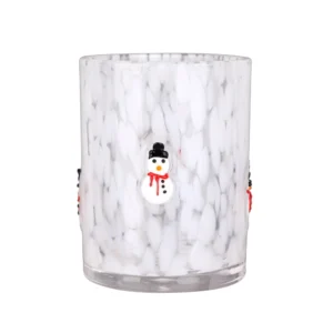 Embossed Holiday-Motif Glass Candle Holder Collection - view 18