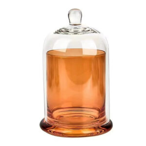 Blue Lidded Glass Candle Jar - view 11