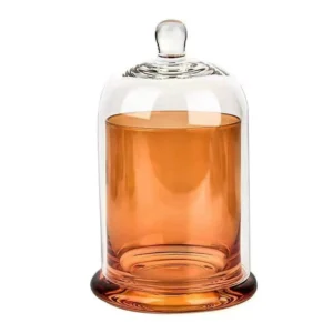 Blue Lidded Glass Candle Jar - view 11