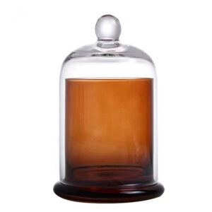 Blue Lidded Glass Candle Jar - view 12