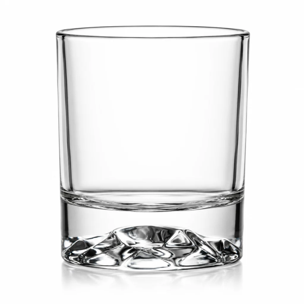 250ml Iceberg Base Whiskey Glass – Heavy Bottom Tumbler for Wholesale - view 1