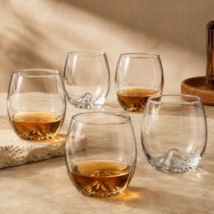 330ml Mountain Base Whiskey Glass – Premium Tumbler for Wholesale - view 7