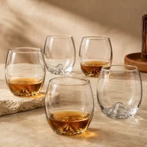 330ml Mountain Base Whiskey Glass – Premium Tumbler for Wholesale - view 7