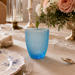 320ml Textured Beaded Glass Tumbler – 3 Colors - view 8