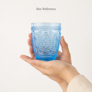 300ml Embossed Colored Glass Tumbler – 3 Colors - view 6