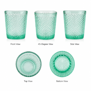 310ml Pineapple-Textured Glass Tumbler – Wholesale - view 3