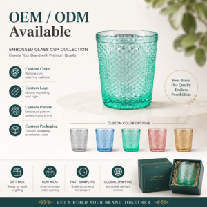 310ml Pineapple-Textured Glass Tumbler – Wholesale - view 8