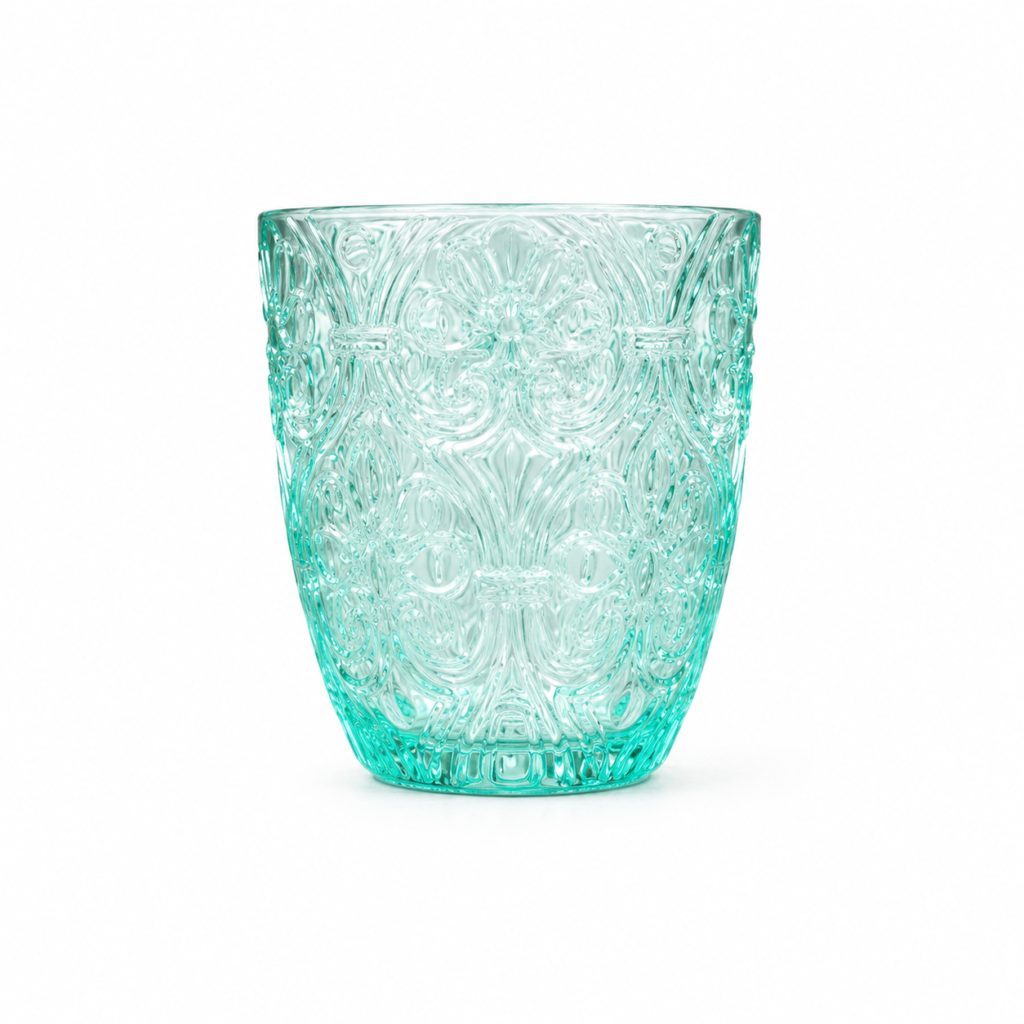 330ml Vintage Floral Glass Tumbler – Wholesale - view 1