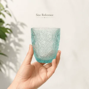 330ml Vintage Floral Glass Tumbler – Wholesale - view 6