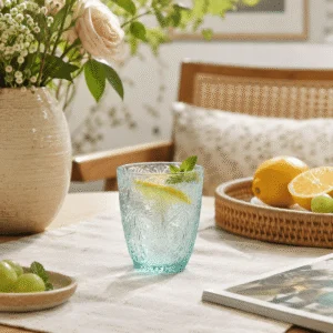 330ml Vintage Floral Glass Tumbler – Wholesale - view 7