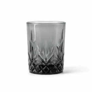 300ml Smoke Gray Cut Glass Tumbler – Wholesale - view 1