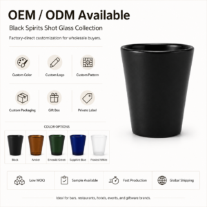 50ml Matte Black Shot Glass – Wholesale - view 8