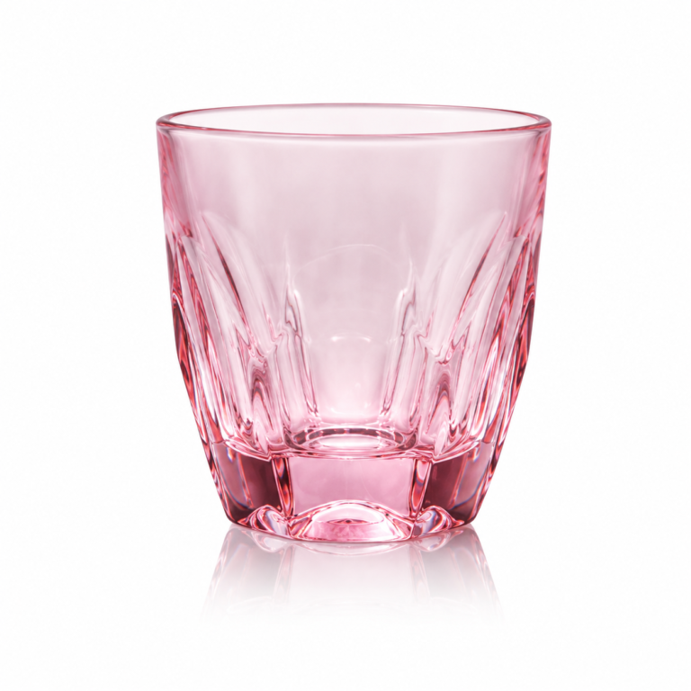 230ml Pink Heavy-Base Glass Tumbler – Wholesale - view 1