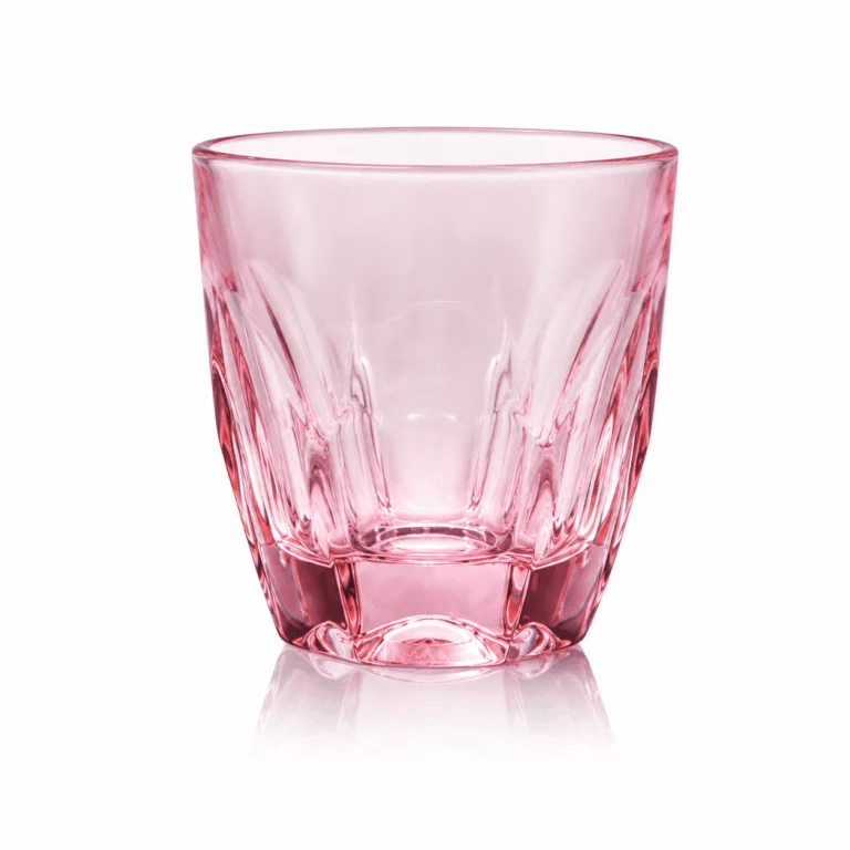 230ml Pink Heavy-Base Glass Tumbler – Wholesale - view 1