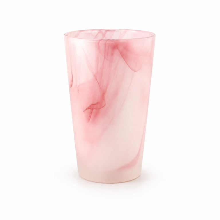 370ml Pink Marble Highball Glass – Wholesale - view 1