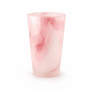 370ml Pink Marble Highball Glass – Wholesale - view 1