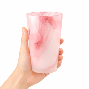 370ml Pink Marble Highball Glass – Wholesale - view 6