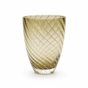 Brown Spiral Glass Tumbler – Wholesale - view 1
