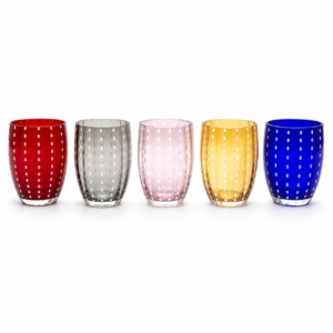 Polka Dot Glass Tumbler – 5 Colors - view 2