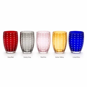 Polka Dot Glass Tumbler – 5 Colors - view 4