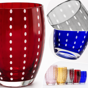 Polka Dot Glass Tumbler – 5 Colors - view 5