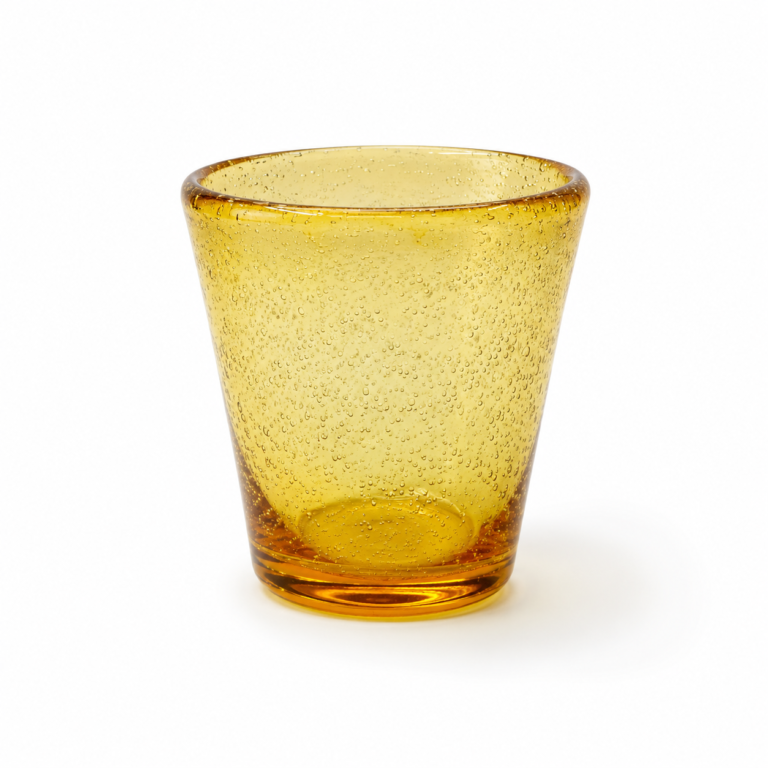 Amber Bubble Glass Tumbler – Wholesale - view 1