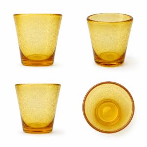Amber Bubble Glass Tumbler – Wholesale - view 3