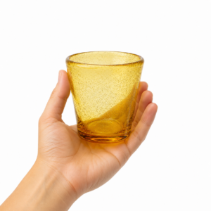 Amber Bubble Glass Tumbler – Wholesale - view 6