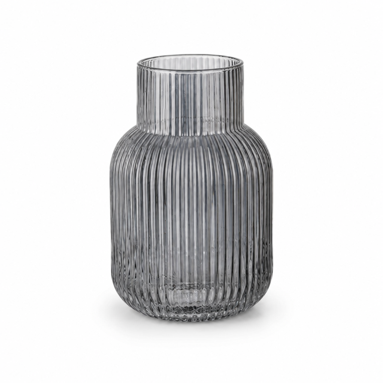 Wholesale Textured Glass Vase – Ribbed & Hammered Vase OEM/ODM - view 1