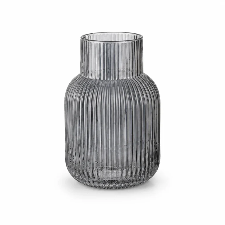 Wholesale Textured Glass Vase – Ribbed & Hammered Vase OEM/ODM - view 1