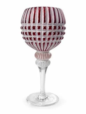 Ribbed Globe-Stem Glass Candle Holder Collection – Assorted Styles - view 4