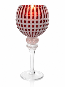 Ribbed Globe-Stem Glass Candle Holder Collection – Assorted Styles - view 3