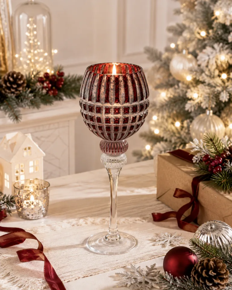 Wholesale glass candle holder collection