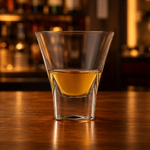 180ml V-Shape Whiskey Tasting Glass – Flared Clear Glass for Wholesale - view 2