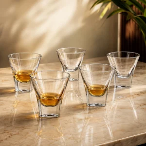 180ml V-Shape Whiskey Tasting Glass – Flared Clear Glass for Wholesale - view 7