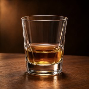 260ml Fingerprint Whiskey Glass – Heavy Base Tumbler for Wholesale - view 2