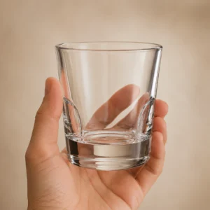 260ml Fingerprint Whiskey Glass – Heavy Base Tumbler for Wholesale - view 5
