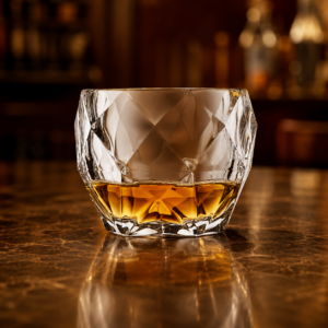 330ml Diamond Cut Whiskey Glass – Premium Rocks Tumbler for Wholesale - view 2